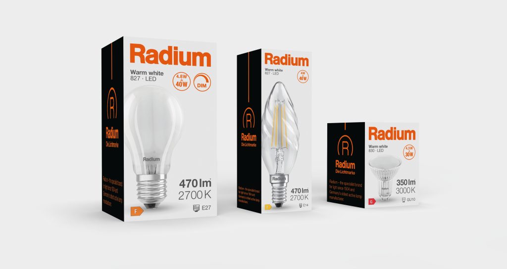 Verpackungsdesign Beleuchtung Lichttechnik