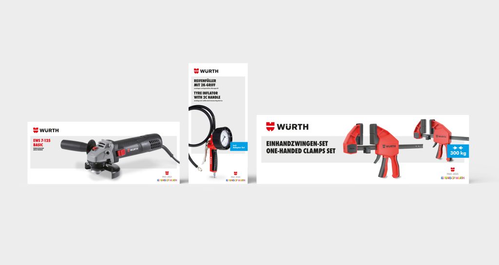Verpackungsdesign Montage- und Befestigungstechnik Handwerk Bau